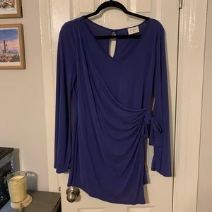 Boutique Romper with wrap skirt front